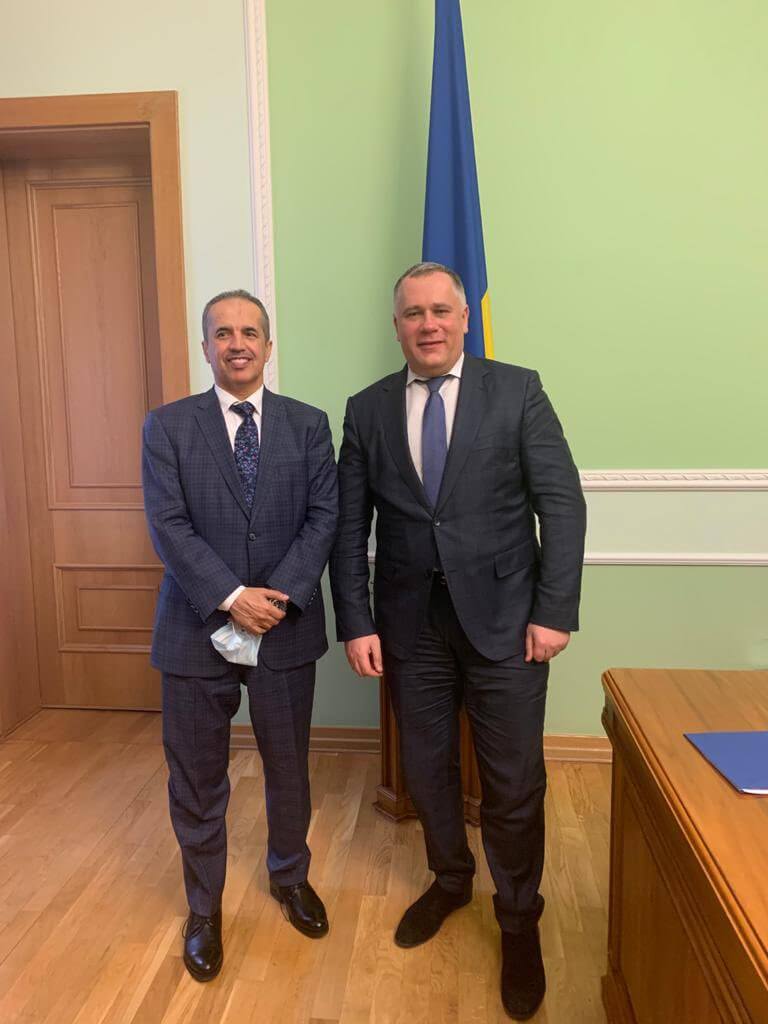 The meeting of the Ambassador with the Deputy Director of the Office of the President of Ukraine.